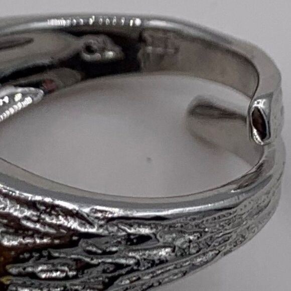 Ring, solid 925 sterling silver, 24 Karat gold, real amethyst, adjustabl… - Picture 4 of 15